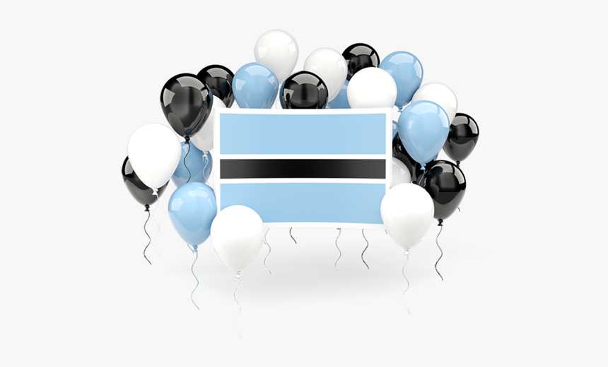 Square Flag With Balloons - Bandera De Venezuela Con Globos, HD Png Download