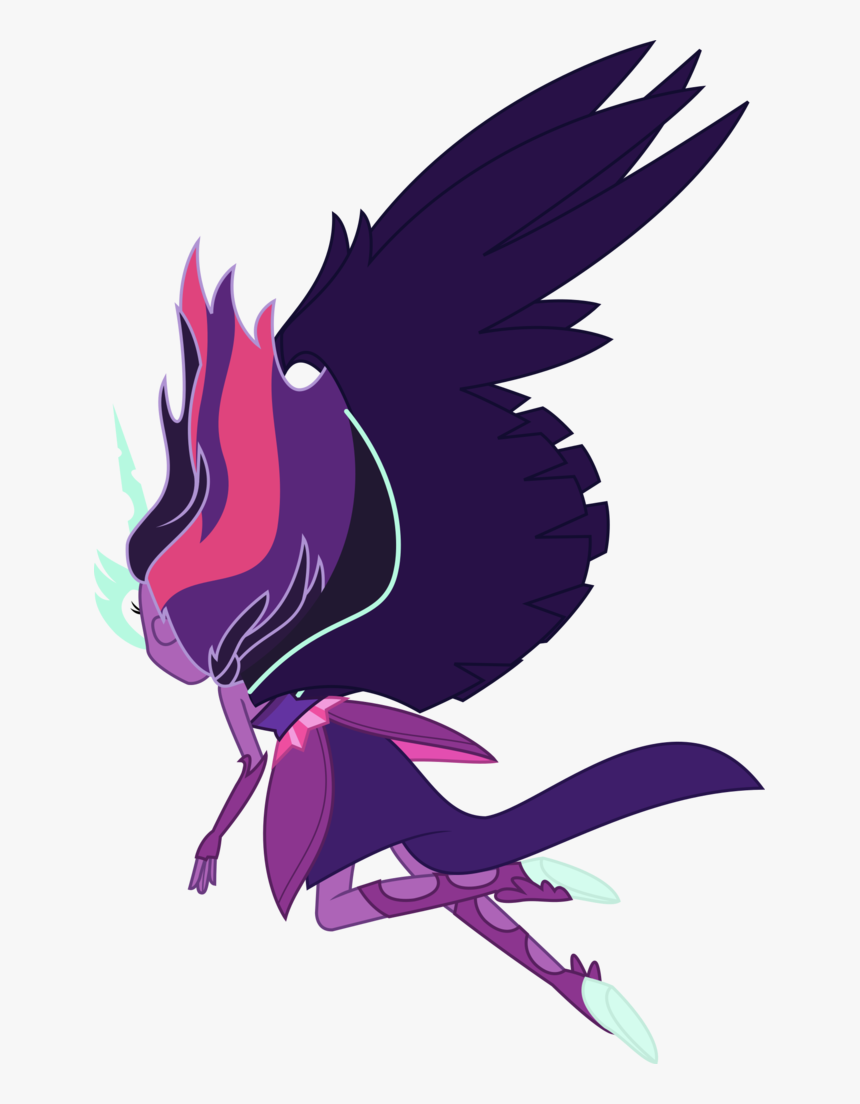 Sketchmcreations, Commission, Equestria Girls, Flying, - Illustration, HD Png Download