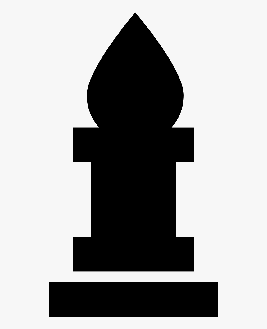 Bishop Chess Piece - Silhouette, HD Png Download