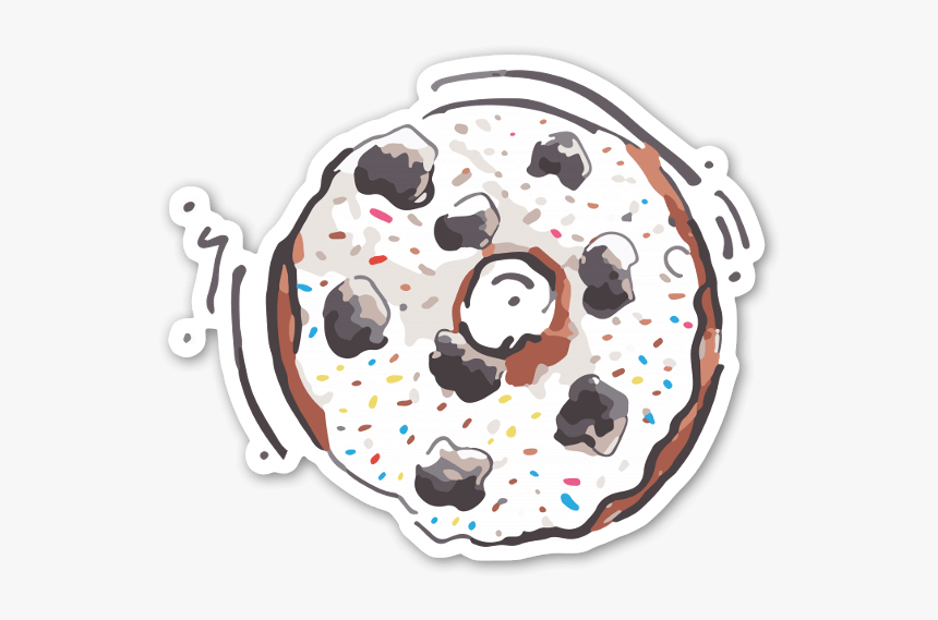 Donut Sticker - Ice Cream Cone, HD Png Download