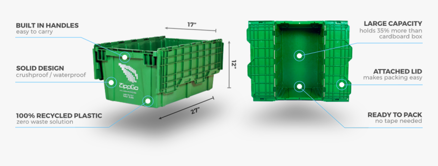 Boxes For Moving Plastic, HD Png Download