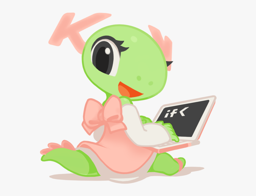 Kde Katie - Kde Konqi, HD Png Download