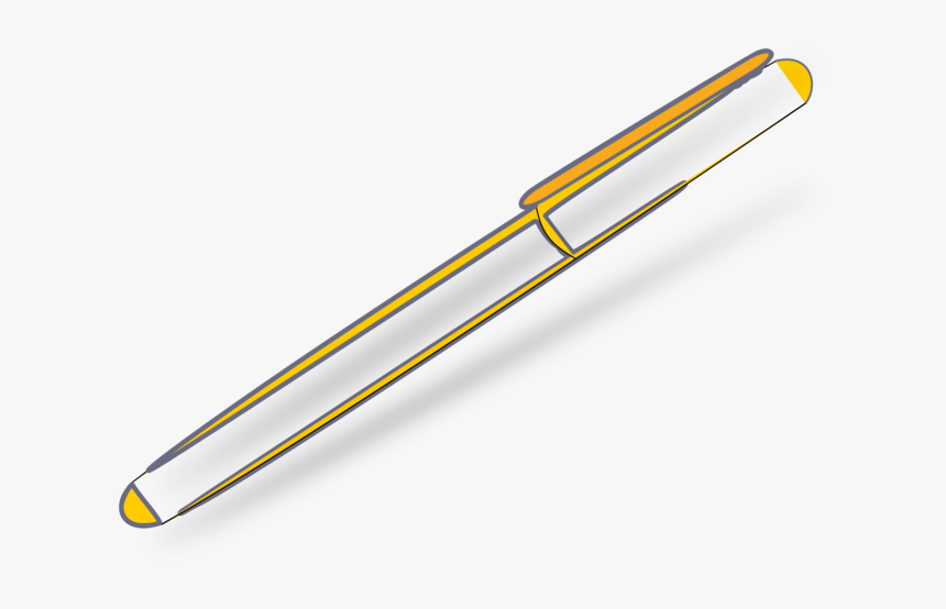 Material,yellow,pen - Slope, HD Png Download