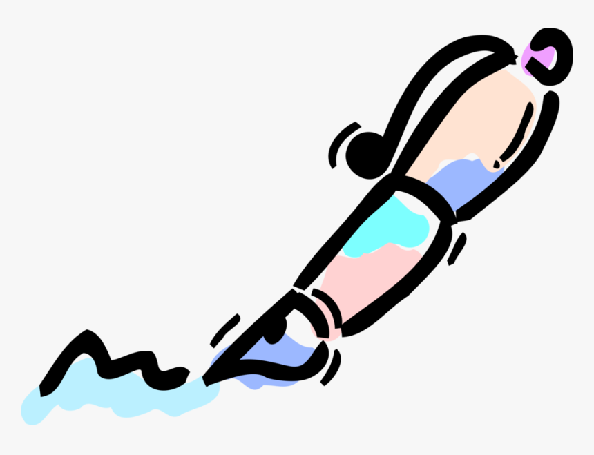 Vector Illustration Of Fountain Pen Writing Instrument, HD Png Download