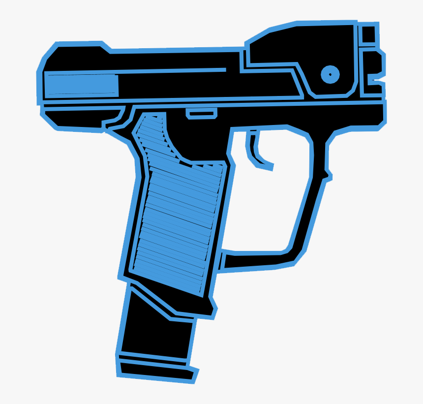 Guns Clipart Fps - Halo M6d, HD Png Download