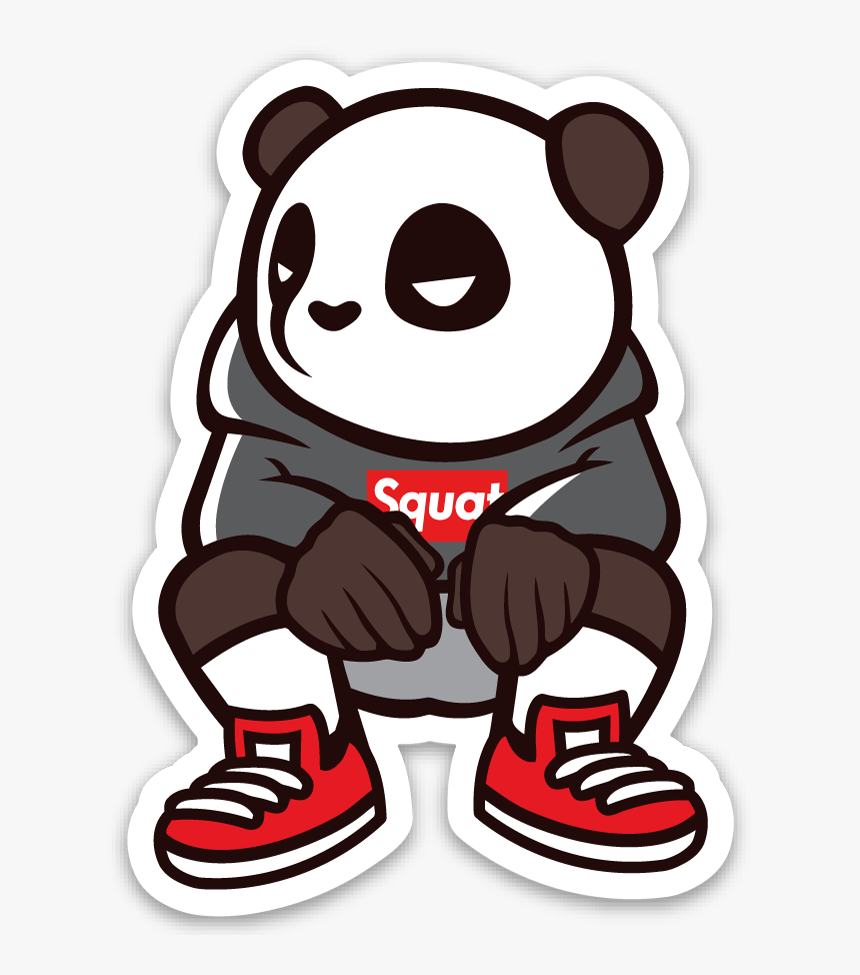 Image Of Pando The Squat God Sticker - Sticker Hypebeast, HD Png Download