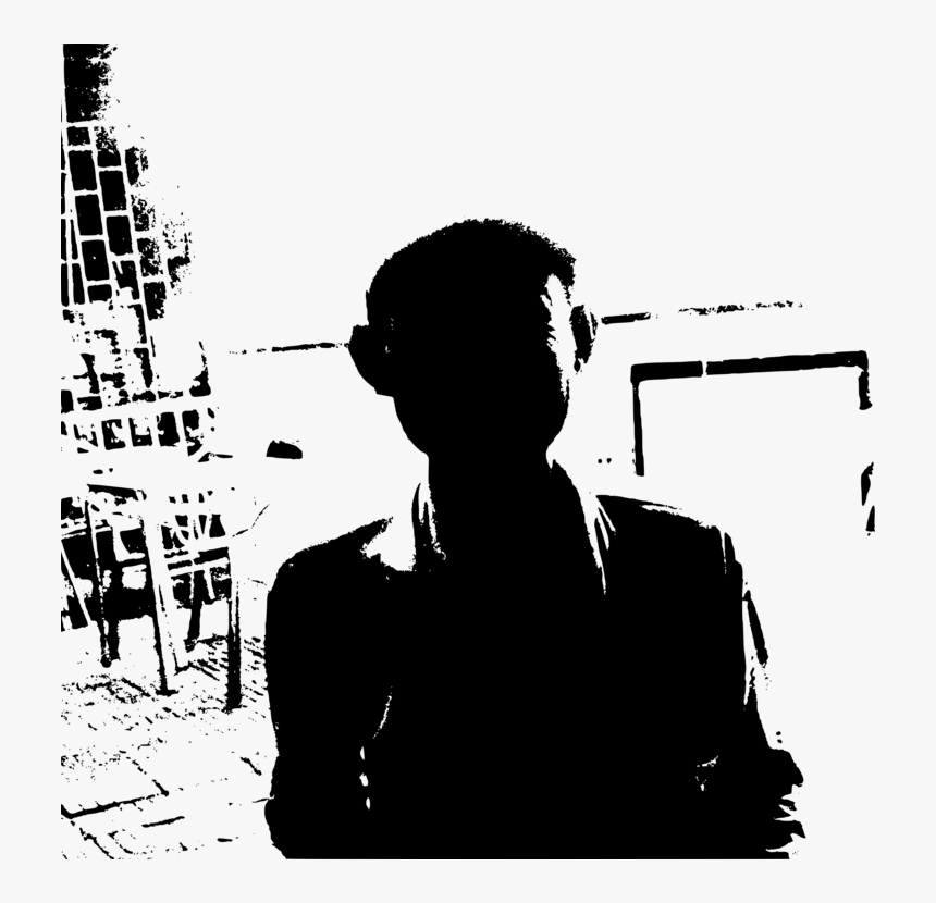 Human Behavior,microphone,art - Silhouette, HD Png Download