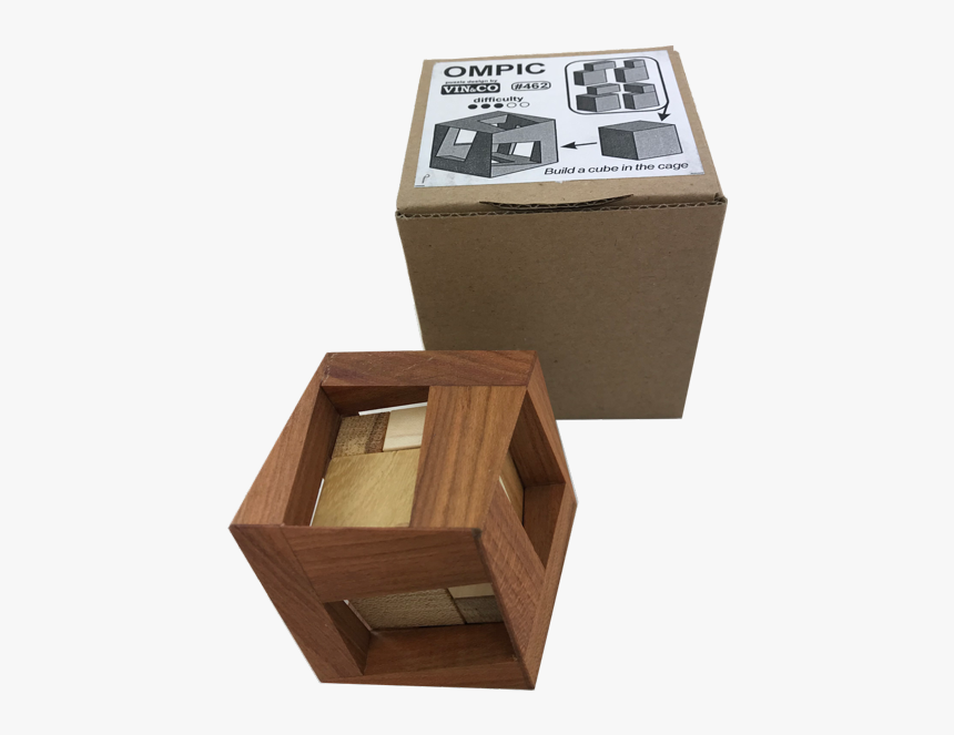 Ompic 4 Piece Puzzle In Box - Plywood, HD Png Download