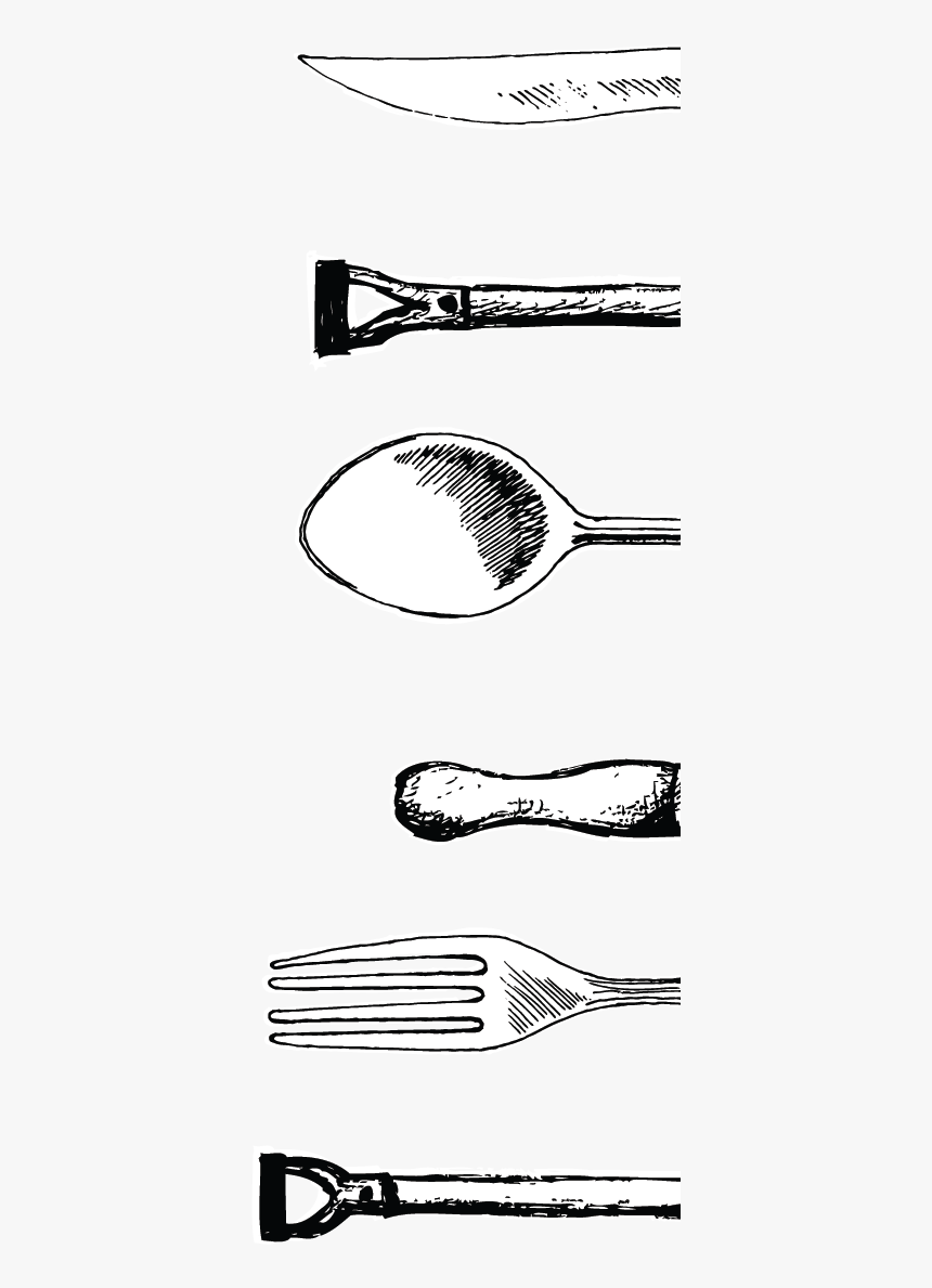 Utensils - Sketch, HD Png Download