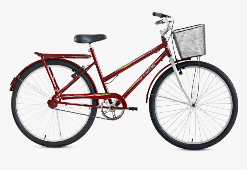 Bicicleta Aro 26 Petit-z S/m Feminina Stone Bike - Bicicleta Feminina Com Cesta, HD Png Download