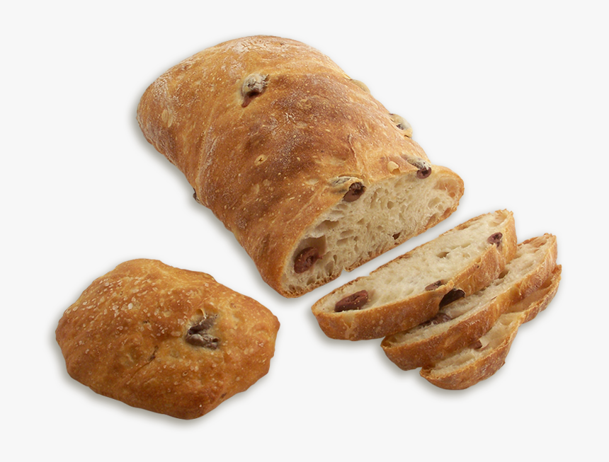 Greek Olive Ciabatta Calories In Olive Ciabatta Bread, HD Png