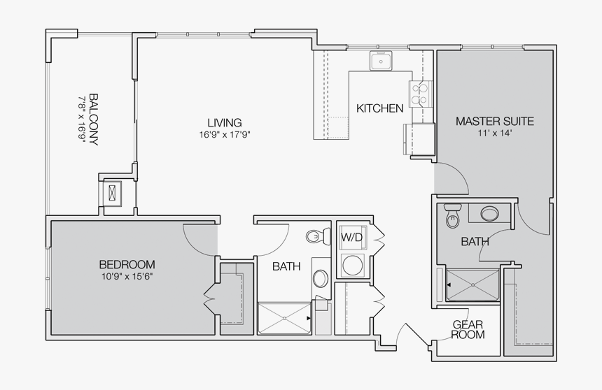 Plan Of An Apartment, HD Png Download