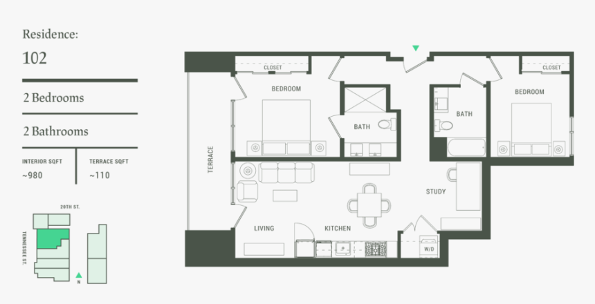 901 Site Plans - Floor Plan, HD Png Download