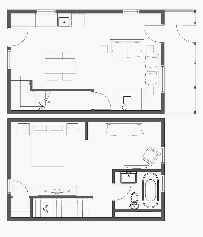 Corner House Floor Plan - Floor Plan, HD Png Download
