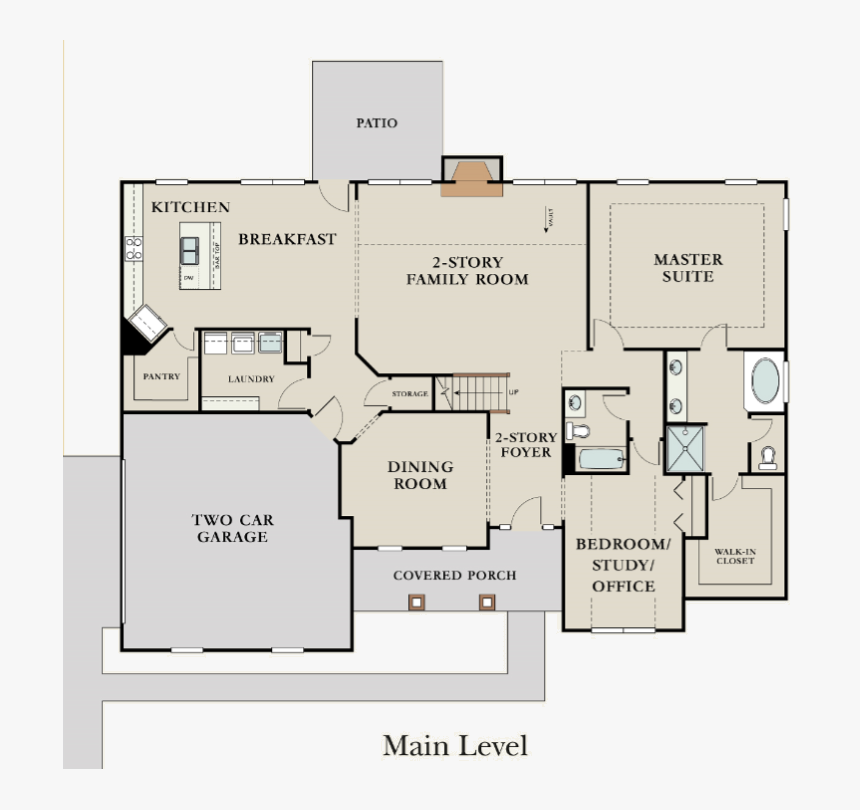 Ashley First Floor Plan - Ashley Floor Plan Dustin Shaw, HD Png Download