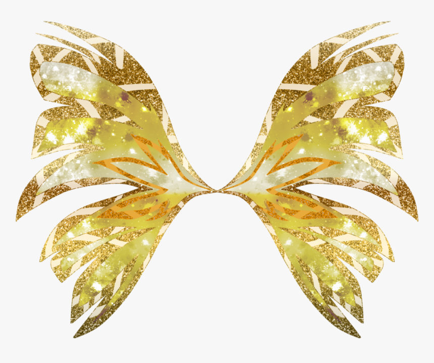 Gold Butterfly Wings Png, Transparent Png