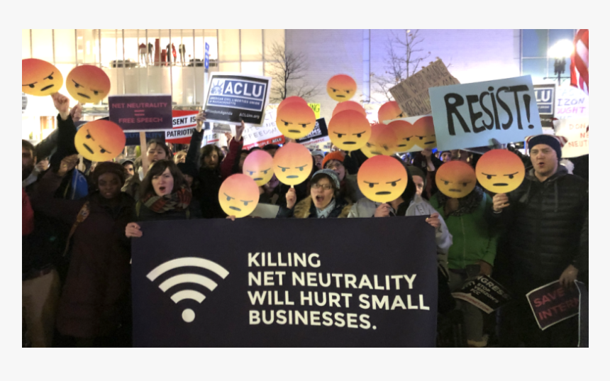Net Neutrality Seattle Protest, HD Png Download