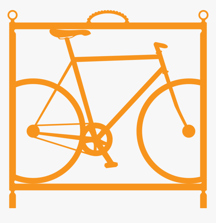 The Painted Metallic Gold, Water-jet Cut Filigree Set - Vintage Road Bicycle Vector, HD Png Download