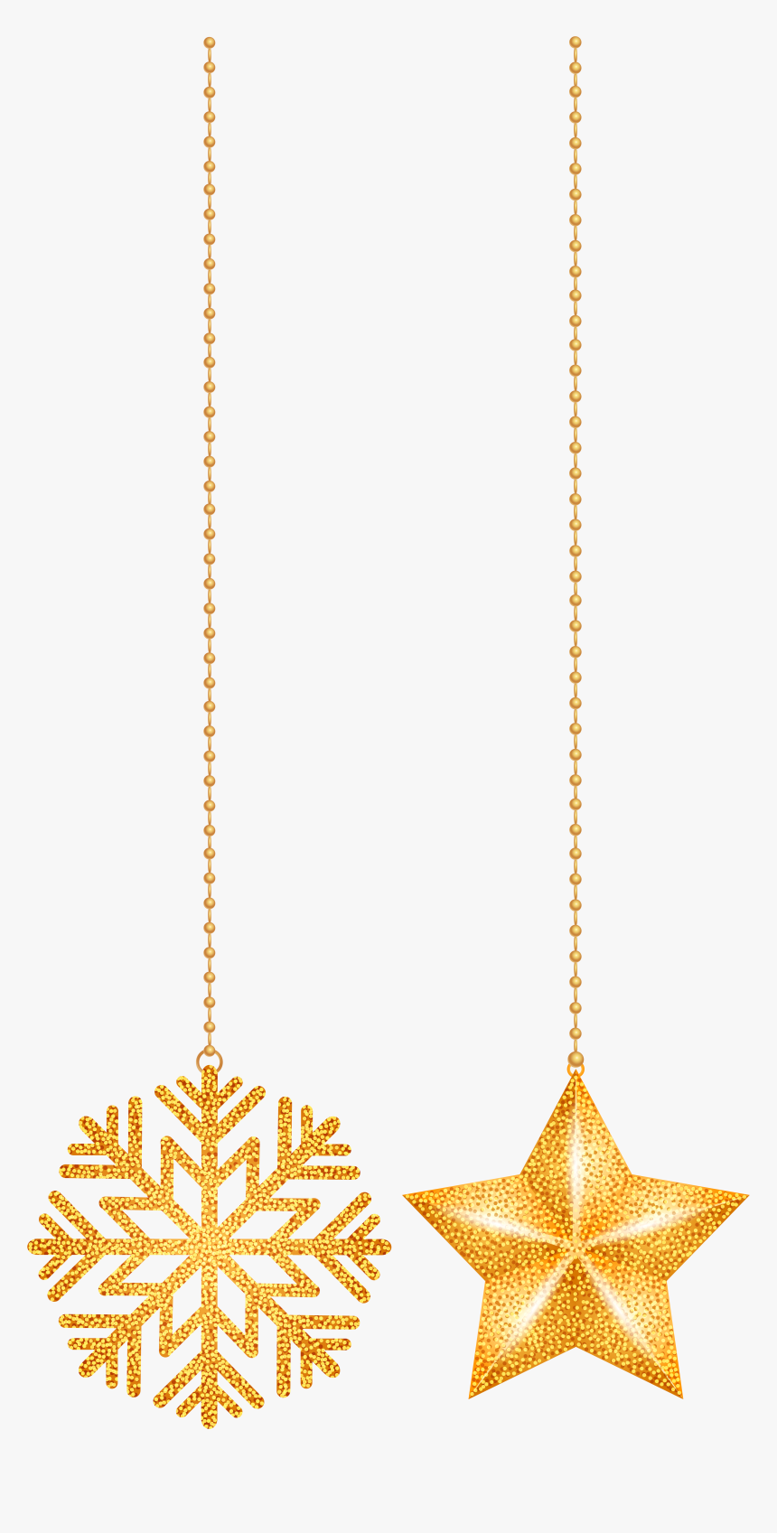 Necklace Clipart Ornament - Hanging Christmas Decoration Png, Transparent Png