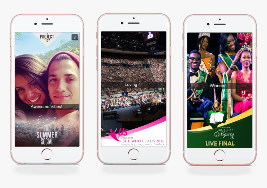 Sample Snapchat Geo Filters, HD Png Download
