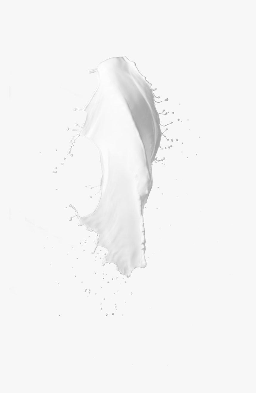 Pouring Milk Png - Sketch, Transparent Png