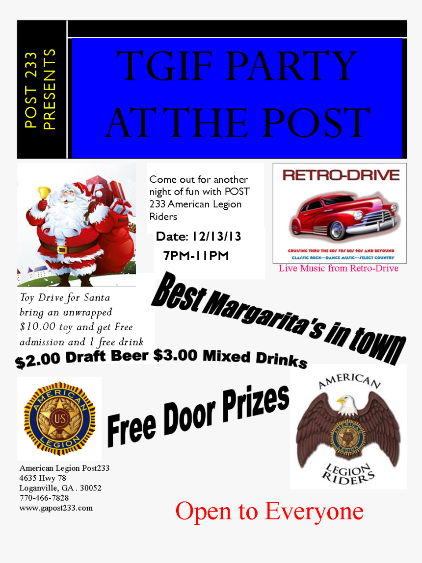 Kick Off The Weekend At American Legion Post - American Legion Emblem, HD Png Download