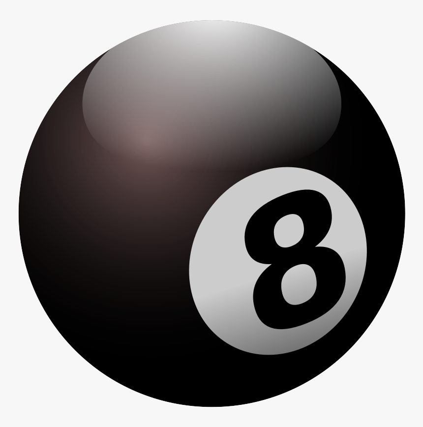 Clipart 8 Ball Banner Transparent Download Free Clipart - 8ball Clipart, HD Png Download