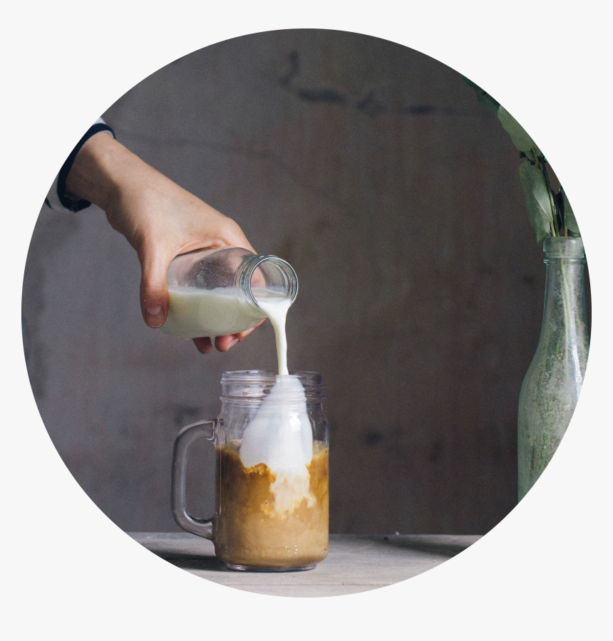 Pouring Milk Png, Transparent Png