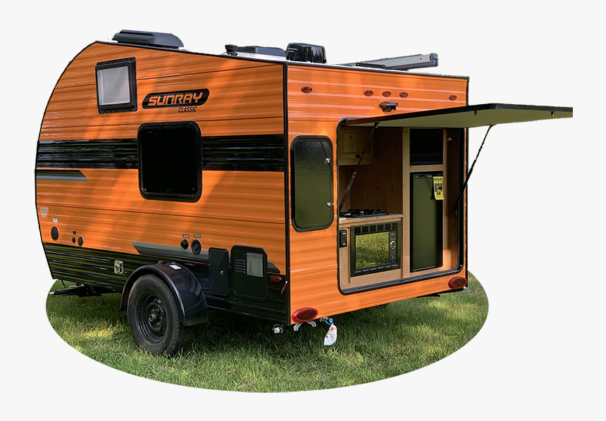 Sunray 129 Orange - Travel Trailer, HD Png Download