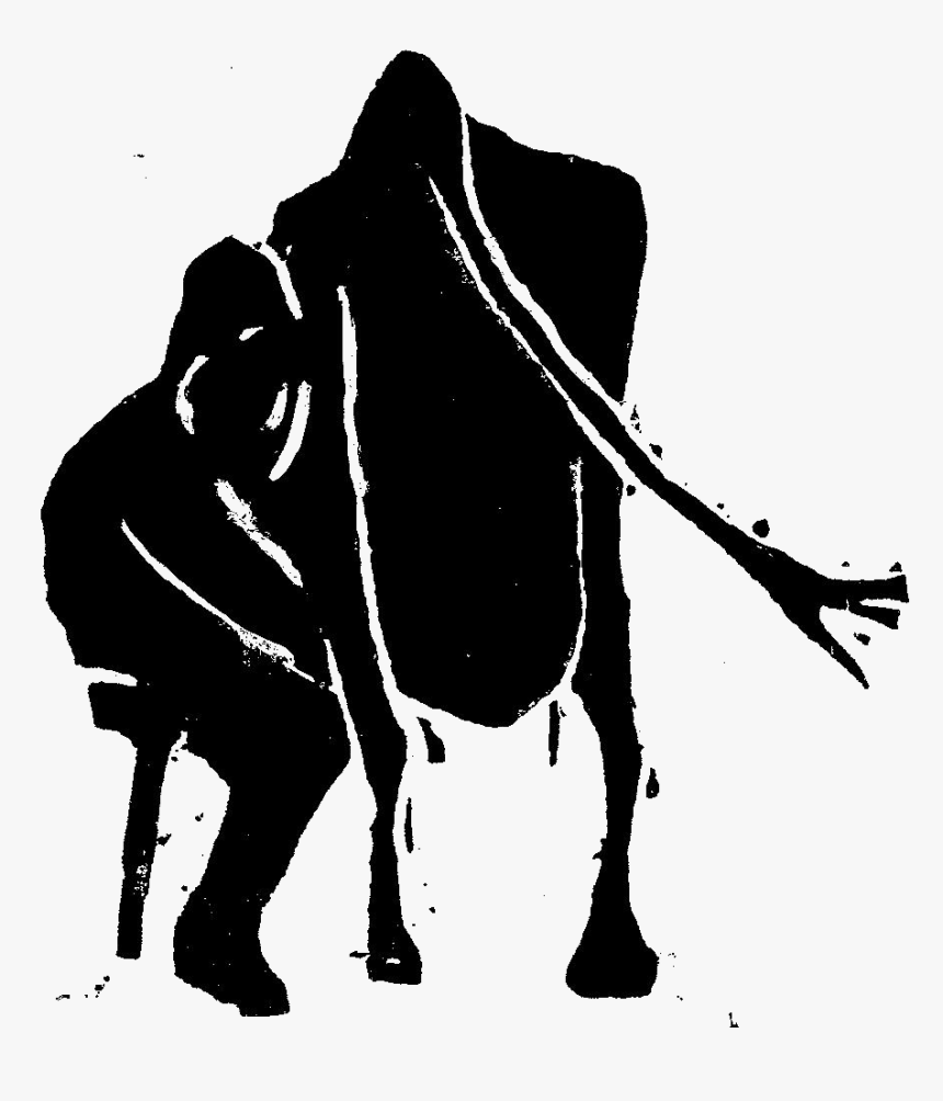 The Milk And Human Kindness Making Camembert - Illustration, HD Png Download