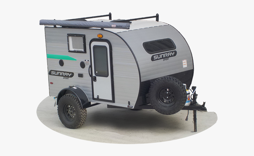 Sunray 109 Sea Foam - Travel Trailer, HD Png Download