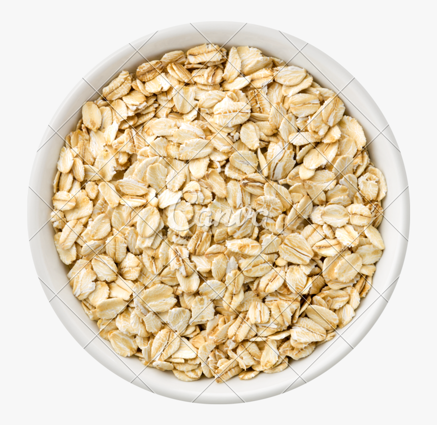 Transparent Bowl Oats - Rolled Oats Transparent Background, HD Png Download