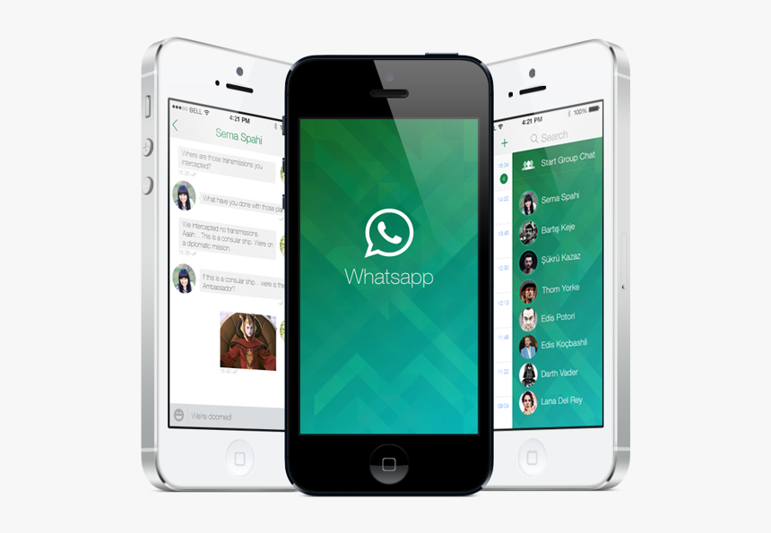 Whatsapp For Iphone Gets An Update - Iphone Com Whatsapp Png, Transparent Png