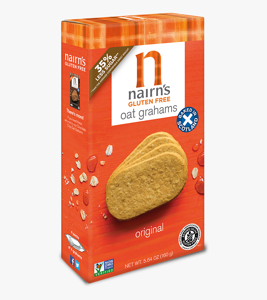 Original Oat Grahams - Nairns Gluten Free Oat Grahams, HD Png Download