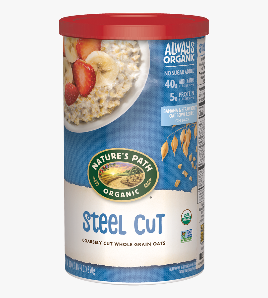 Nature's Path Organic Steel Cut Oats, HD Png Download