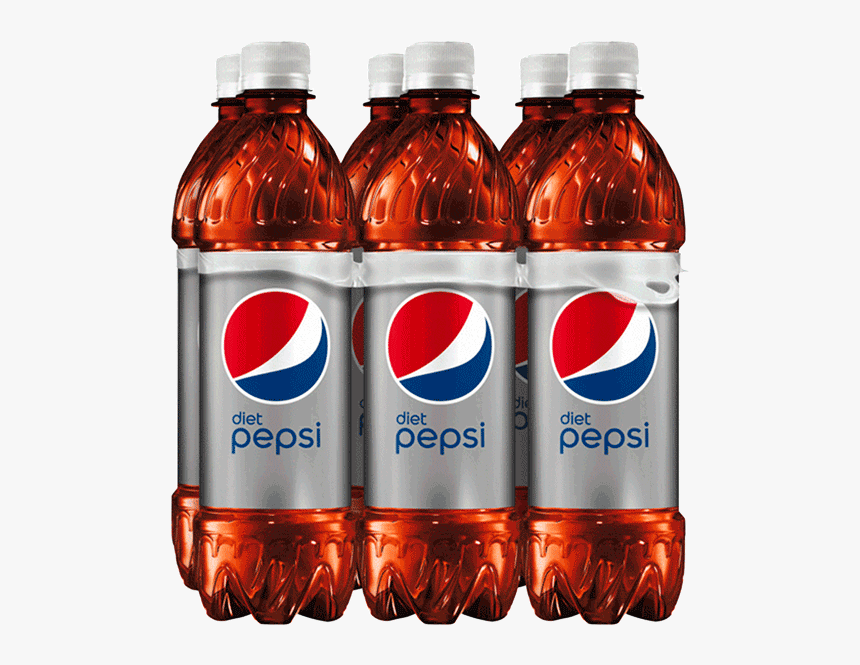 Diet Pepsi Bottle - Pepsi Bottle 6 Pack, HD Png Download