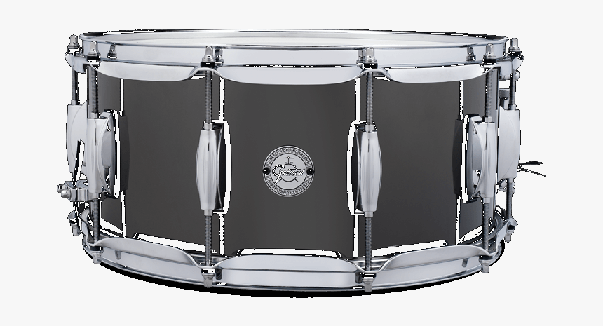Gretsch Drums Black Nickel Over Steel Snare Drum - Gretsch Black Nickel Over Steel Snare Drum, HD Png Download