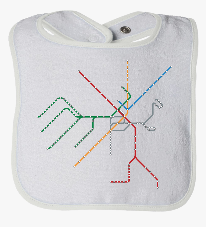 Boston Subway Line Art, HD Png Download