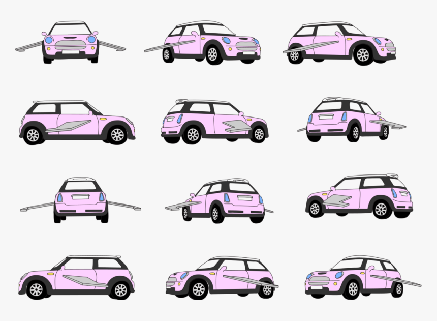 Mini Cooper Frames - Mini Cooper, HD Png Download