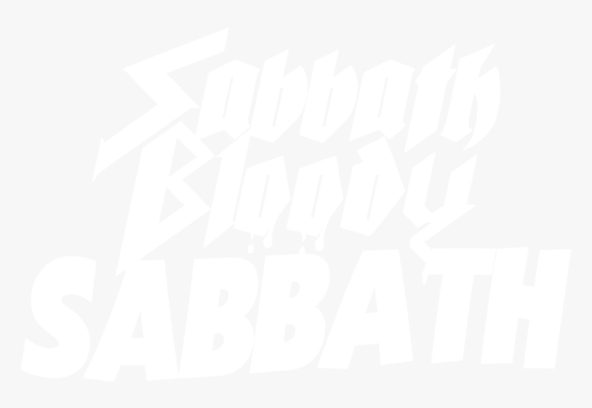 Black Sabbath Logo Png - Illustration, Transparent Png