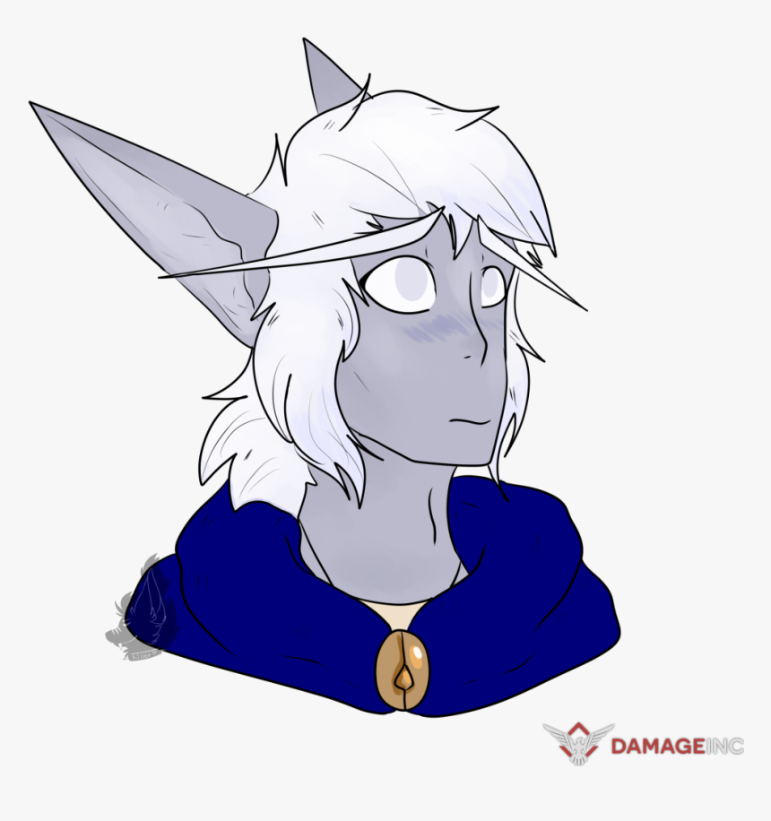 Tarindiir, The Night Elf/drow Cleric - Cartoon, HD Png Download