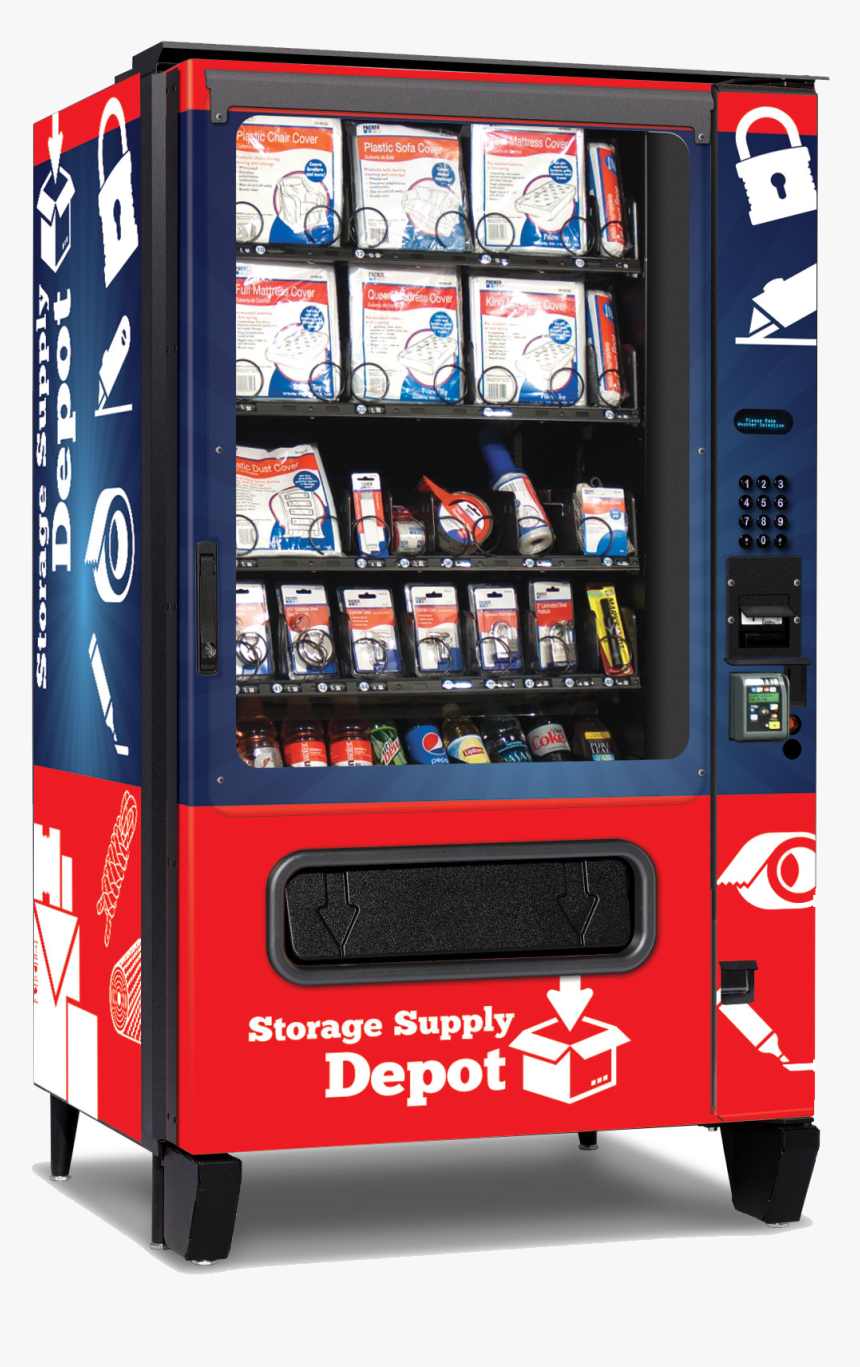 Storagesupplydepotrwb - Personalized Vending Machine, HD Png Download