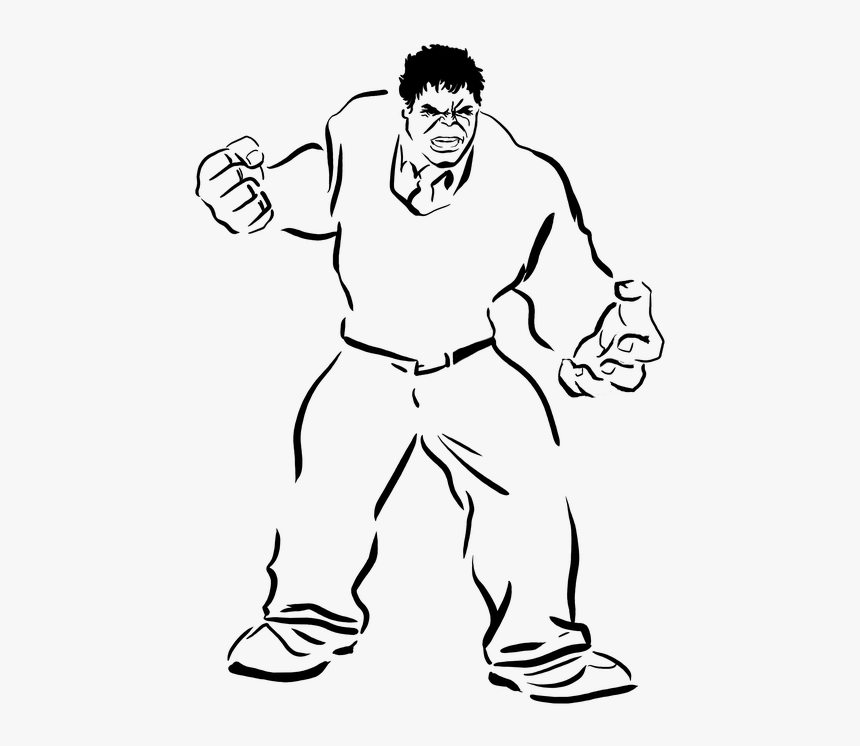 Hulk Tegning, HD Png Download , Transparent Png Image - PNGitem