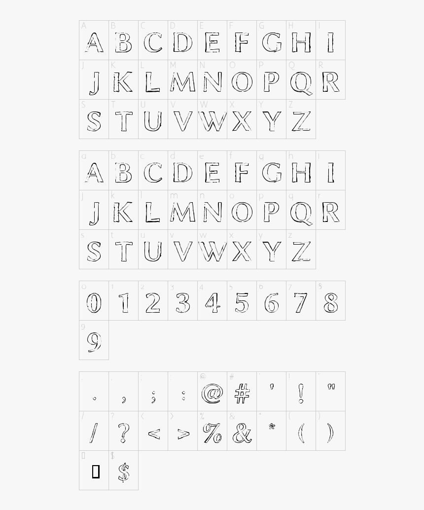 Character Map - Lego Chima Font, HD Png Download