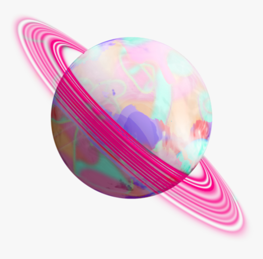 #galaxy #planet #art #clipart #stickers - Transparent Cute Planet Png, Png Download