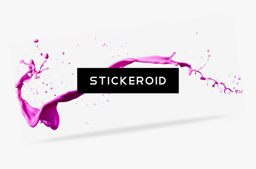 Large Purple Paint Splatter - M Watch, HD Png Download