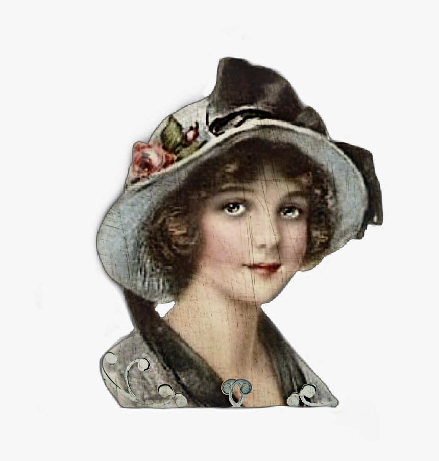 #vintage #victorian #lady #girl #woman - Greeting Card, HD Png Download