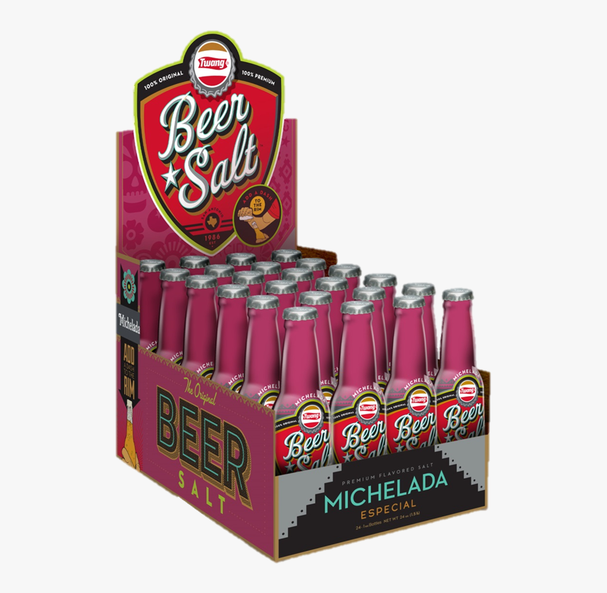 Twang Beer Bottle Michelada 24ct - Beer Salt Lemon Lime, HD Png Download