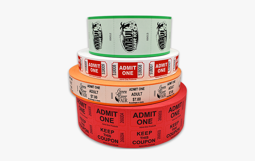 Roll Tickets - Label, HD Png Download