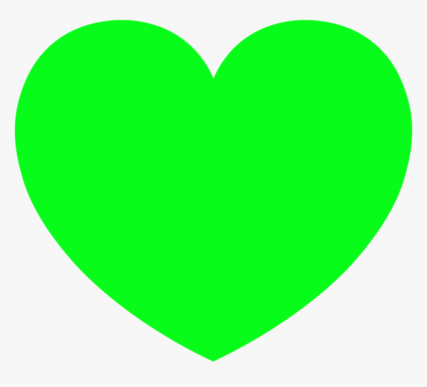 Green Heart Clipart, HD Png Download